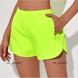 Sommer Yoga Lululemems Damen Leggings Komfortable Shorts Lose lässig atmungsaktive schnelle trockene Hose 2349