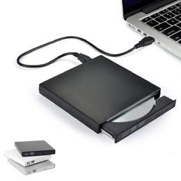 USB External DVD CD Reader Player Optical Drive for Windows Laptop Computer Drop 231221