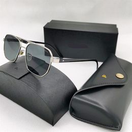 Designer sunglasses Fashion Brand PD letter men sunglasses retro male and female posture metal square frame block UV400 lens outdo244W