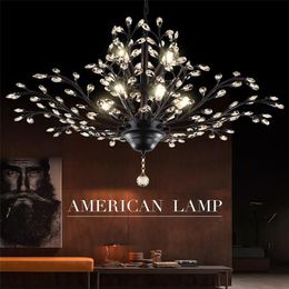 LED Pendant Lights Crystal Chandeliers Lighting Pendant Lamp Ceiling Light Chandelier Lighting Fixture for Living Room el Hall 256k