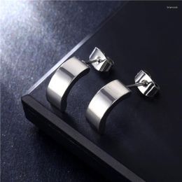 Stud Earrings The Latest Bow And Arrow Half Round In Europe America Personalized Fashionable Stainless Steel