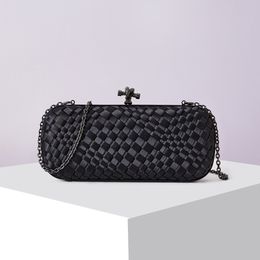 factory outlet women bag 10 Colours high sense hand woven handbag This year's popular banquet dress clutch bag elegant atmosphere Colour leather handbags 9000#