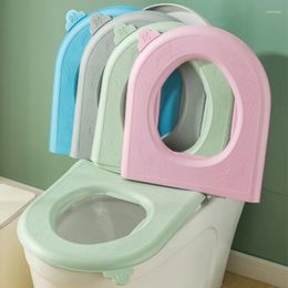 Toilet Seat Covers Multi-color Waterproof Foam Easy To Clean All Seasons Portable Silicone Accessories Bathroom Supplies