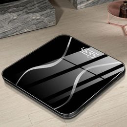 Bathroom Weighing Scale Smart Body Scales LCD Display Glass Digital Weight Electronic Floor Health Balance 231221