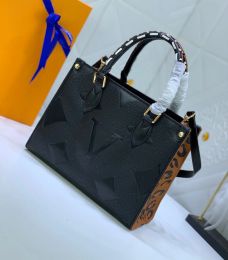 Fashion Leopard OnThego Women Designe Luxurys Bags Guida Pulsina in pelle Borse a tracolla a tracolla a tracolla a tracolla del portafoglio