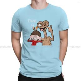 Men's T Shirts EllioEt O Neck TShirt E.T. The Extra-Terrestrial Movie Fabric Original Shirt Man's Tops Individuality Big Sale