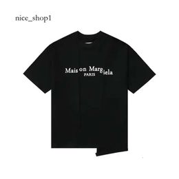 Men's Tshirts Maisons Margiela Mm t Shirt Mens Tshirts Number Embroidery Tshirt Men Spring Summer for Shirts Womens Tees Short Sleeves
