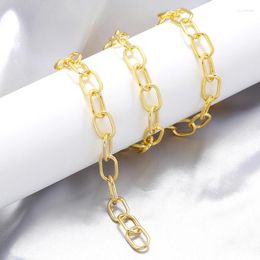 Chains ZHUKOU 11mm Width Stainless Steel For Jewellery Making Supplies Handmade Necklaces Accessories Wholesale VL397