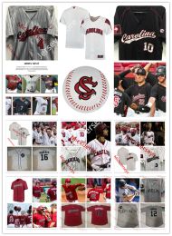 2022 NCAA Custom USC Stitched College Baseball Jersey 34 James Hicks Jerseys 45 CJ Weins 24 Mike Esposito 27 Michael Braswell 37 Cam Tringal