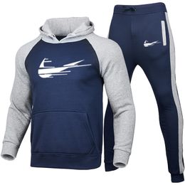 Designer Fashion Men Tracksuit Long sleeved hoodie and long pants Trackpants Street casual sports style Running Basketball Football men and women y2k