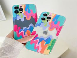 Melted Paint Phone Case Lightweight Shockproof Soft Back Cases For iPhone 7 Max 7S XR 12 Mini SE 6 8 Plus 11 13 Pro X XS 6S1213426