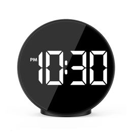 Alarm Clock Digital Large Time Temperature Light USB Desk Table Watch Clocks Home Decor Desgin Gift FJ3209T 231221