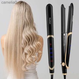 Hair Curlers Straighteners Professional Hair Straightener Curler Hair Flat Iron Negative Ion Infrared Hair Straighting Curling Iron Corrugation Hair CareL23122