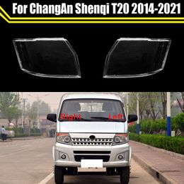 Auto Light Lamp Caps for Changan Shenqi T20 2014-2021 Car Headlight Cover Lens Glass Shell Front Headlamp Transparent Lampshade