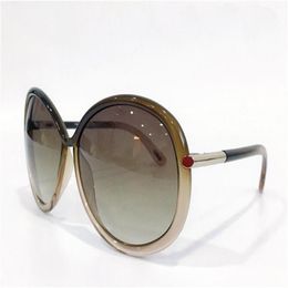 Selling gradient TR sunglasses 162 round frame light and comfortable versatile style top quality outdoor uv400 protective glasses 240F