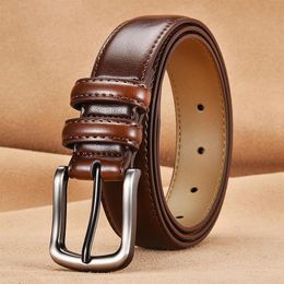 Belts Accessories For Men Gents Leather Belt Trouser Waistband Stylish Casual With Black Grey Dark Brown And Color197K