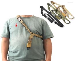 Belts Tactical MS3 Gun Sling Single 1 Point Heavy Duty Rifle Military Nylon Bungee Accessories Hunting Strap6155653