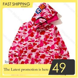 Brand Sharks Hoodies Bapesta Mens Womens Fashion Men Bapes Deisigners Black White Jacket Man High Bapes Hoodie 4914