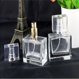 2019 New 30ML Glass Sprayer Perfume Bottle, Empty Refilable Spray Bottle 1OZ with Gold Silver Parfume Atomizer 20Pcs/Lot Free DHL Shipp Qpck