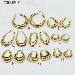 Dangle Chandelier 10 Pairs Metallic Geometric hoop earrings Party jewelry earring Elegant Gold Plated earrings Jewelry gift 30518 231222