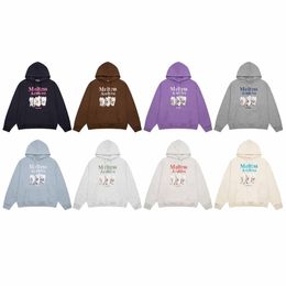 Women's hoodie designer hoodie autumn new plus fleece puppy print casual loose top classic burst high-quality couples