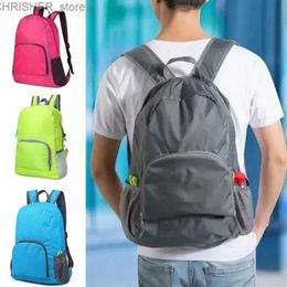 Outdoor Bags Foldable Backpack Camping Hiking Ultralight Folding Travel Daypack Bag 2022 Outdoor Mountaineering Sports Daypack for Men WomenL231222