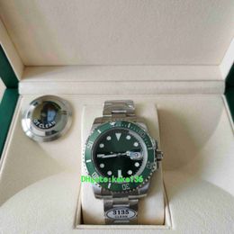 2 Colours clean watches Mr Wristwatches 116610 40mm Stainless Green 904L Ceramic Bezel Cal.3135 Movement Automatic mechanical Mens Sapphire waterproof Watch