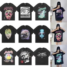 Hellstar T-Shirts Mens T Shirts Designer Print Streetwear Men Women Fashion O-Neck Shirt Kids Tees Tops