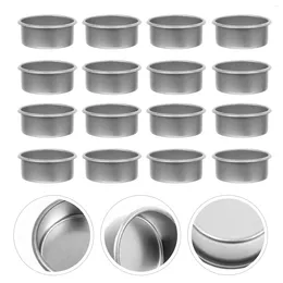 Candle Holders 20 Pcs Wax Cups Mini Containers Empty Jars Making Candles Round Tin Taper