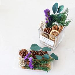 Decorative Flowers Dried Plants DIY Mini Real Bouquets Home Decoration Pography Props Colourful Artificial Small Floral Art Craft Style