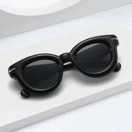 Sunglasses JNPCXI Fashion Oval Candy Colour Women Y2K Retro Rivets Men Brand Designer Trending Punk Round Sun Glasses Shades