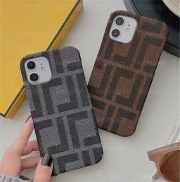 Luxury Brand Designer Cellphone Case Suitable For Apple 15Promax Classic Letter F Fabric 15 Plus Anti Drop Fashion Half Pack Cellphone Cases