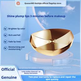 Keshijia QuasarMD Lip Beauty Instrument for Girls with Dudu Lips, Gold Diamond Light Lines, Red Light Removing Lip Patterns, Lip Beauty Instrument Hifu Alma