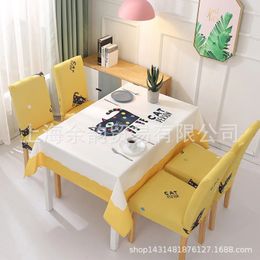 Waterproof Cloth Coffee Table Cloth Simple Home Chair Cover Tablecloth Table Mat Wholesale 231221