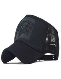 Fashion Pop 3D Printing Tiger Baseball Cap Summer Mesh trucker hats Outdoor Sports Running Biking Casual Snapback Hat15161426358297