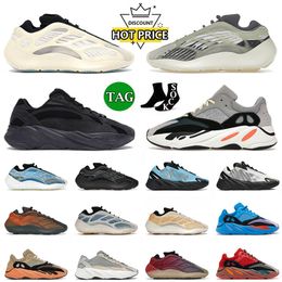 adidas yeezy kanye west boost 700 v2 v3 yeezys yeezies shoes Top Designer Flat Casual Shoes Azael Mens Mulheres Alvah Mist Laranja Hi-Res Azul Trainers Sneakers 【code ：L】