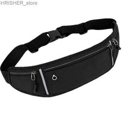 Outdoor Bags Professional Running Waist Bag Sports Belt Pouch Mobile Phone Case Men Women Hidden Pouch Gym Sports Bags Running PackL231222