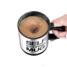 Mugs Juice Self Stirring Drinkware Bottles 400Ml Matic Electric Lazy Mug Cup Coffee Milk Stainless Steel Mixing Bh1388 Drop Delivery Dhhdq