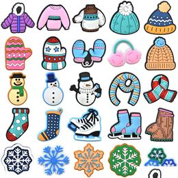 Shoe Parts Accessories Girls Winter Charms Wholesale Childhood Memories Funny Gift Cartoon Pvc Decoration Buckle Soft Rubber Clog Dr Otn9J