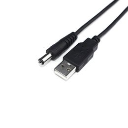 USB power cable, USB to dc5.5 * 2.1 charging cable, desk lamp, fan router, USB round hole charger cable