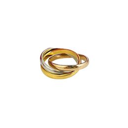 Fashion Designer Wedding rings Jewellery woman man gold silver rose gold rings circle forever love ring2479