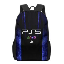 Bags PlayStation 5 ps Pattern Children School Bags for Girls Boys Teenager School Backpacks Kids Satchel Student Book Bag