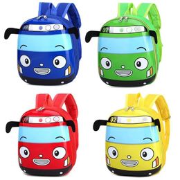 Bags Kid's Cartoon 3D Car Shape School Backpack Kindergarten Bookbag for Boys Girls