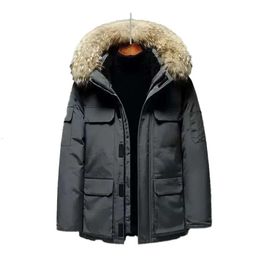 Goose Down Jacket Men S And Women S Coat Mink Fur Collar Couple Winter Fashion Outdoor Thickene Wholesale Pieces Dicount N