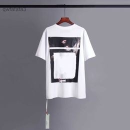 Men's T-shirts t Shirt Mens Womens Designers Loose Tees Tops Man Casual Luxurys Clothing Streetwear Shorts Sleeve Polos Tshirts Size Offes White IFNS