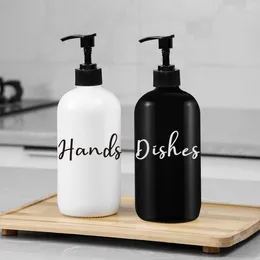 Liquid Soap Dispenser Kitchen Hands And Dishes Sink Countertop Container Hand Press Dish Wash Bottle