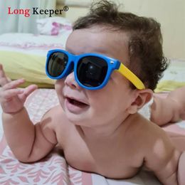 Kids Polarised Sunglasses TR90 Boys Girls Sun Glasses Silicone Safety Gift for Children Baby UV400 Vintage Eyewear289j