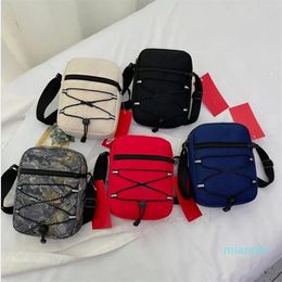 Canvas Handbag Outdoor Crossbody Bag for Women Men Zipper Purse Phone Outdoor Sports Travel Messenger Bag