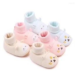 First Walkers Born Boots Winter Warm Knitting Baby Girl Shoes Cartoon Cute Animal For Boy Toddler Infant Zapatos De Bebes