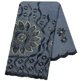 Ethnic Clothing 2024 Muslim Scarf African Women Scarfs Cotton Embrodiery Big Dubai Isalmic Long Hijab For Shawls Pashmina 220 105